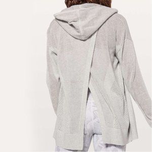Lululemon Still Movement Wrap Hoodie Cardigan Size 4